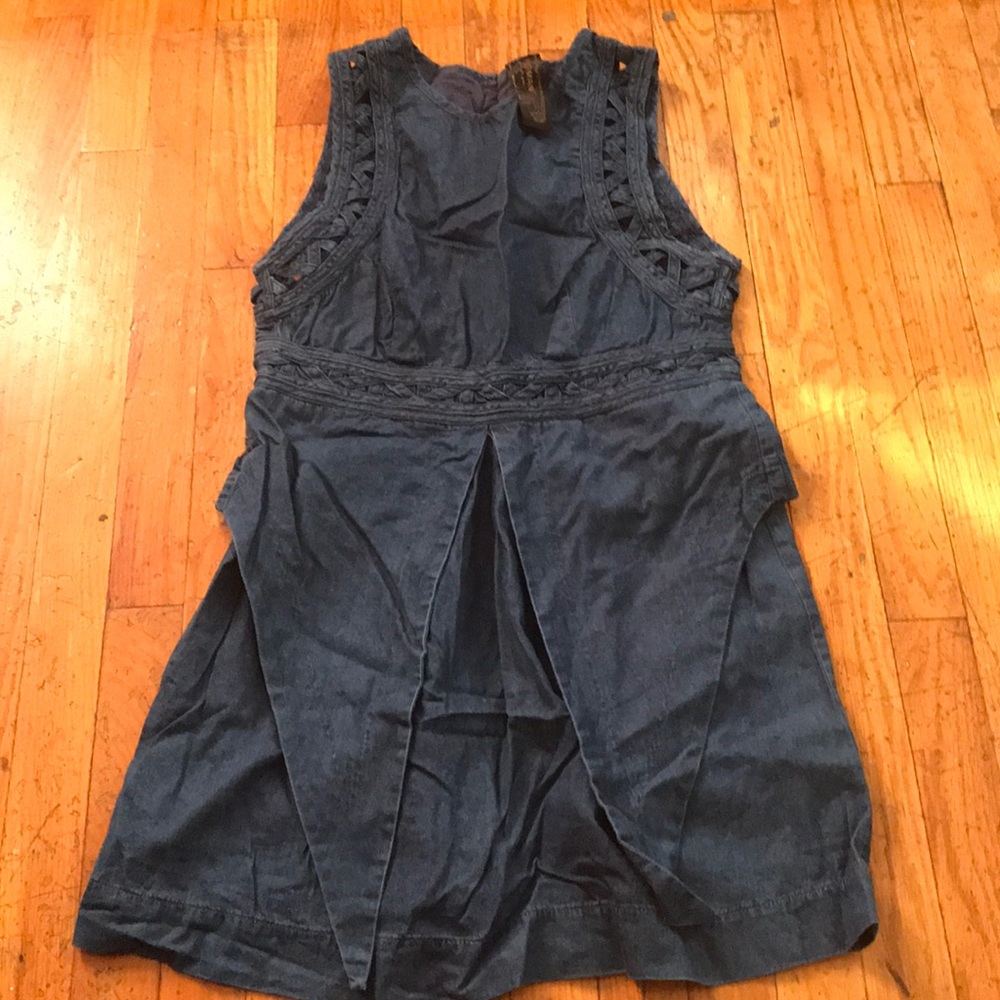 Free people New Romantics mini denim dress